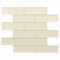 Msi Antique White Beveled SAMPLE Ceramic Mesh-Mounted Mosaic Wall Tile ZOR-MD-0163-SAM - alternate 1